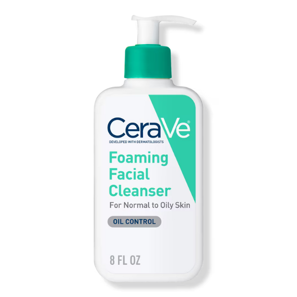 CeraVe - Foaming Facial Cleanser, Gel-Based Face Wash for Balanced to Oily Skin