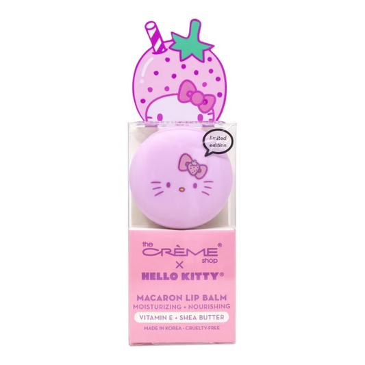 The Creme Shop - Hello Kitty Strawberry Rose Latte Macaron Lip Balm