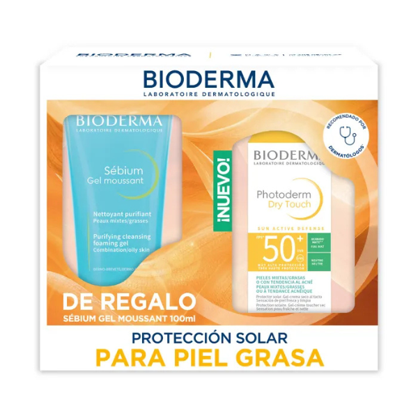 Bioderma - Kit Photoderm Dry Touch + Sebium Gel 100 ml