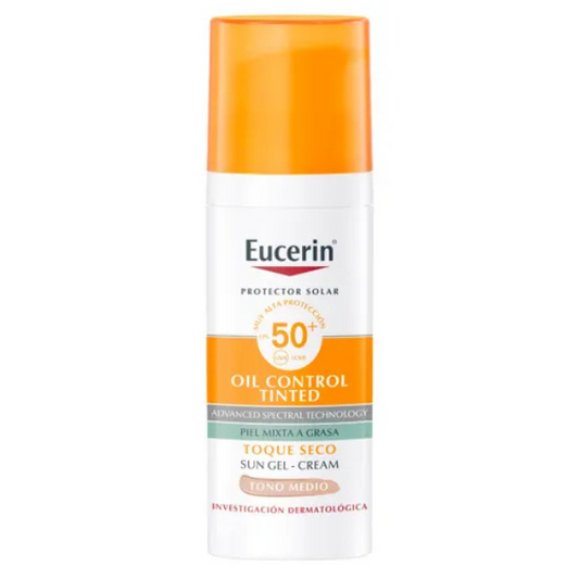 Eucerin - Oil Control FPS 50+ Tono Medio 50 ml