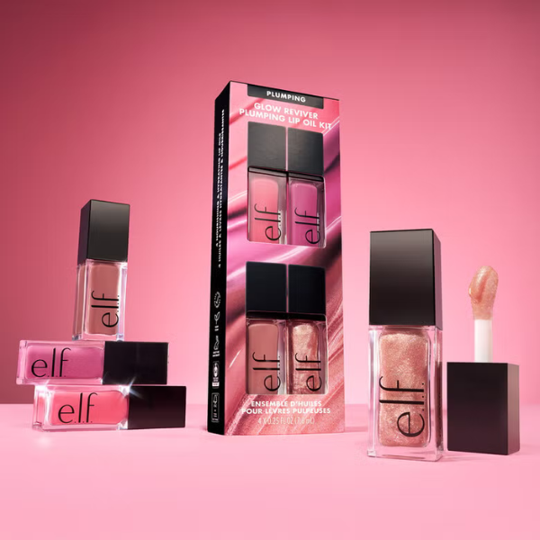 e.l.f. Cosmetics - Glow Reviver Plumping Lip Oil Kit